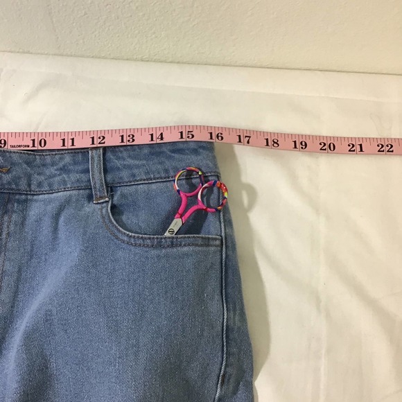 PRINCESS HIGHWAY 12 L light blue Emily denim cotton blend boot leg jeans - Picture 5 of 10